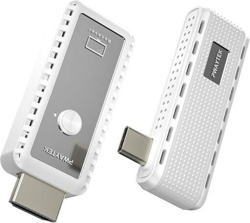 USB-C 3.1 ワイヤレス HDMI 送受信機セット 無線 USB-C to HDMI 画面ミラーリング/拡張 (フルHD/HDCP) アップル社製携帯電話およびノートパソコンに最適